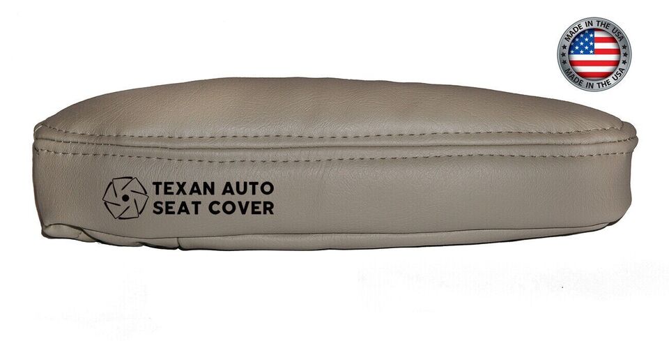Fits 2003, 2004, 2005, 2006 GMC Yukon, Yukon XL Denali Passenger Side Armrest Synthetic Leather Replacement Seat Cover "Tan"