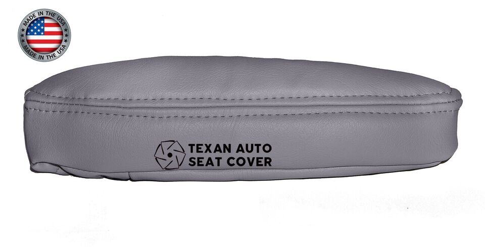 Fits 2000, 2001. 2002 GMC Yukon XL, SLT, SLE Passenger Side Armrest Synthetic Leather Seat Replacement Cover Gray
