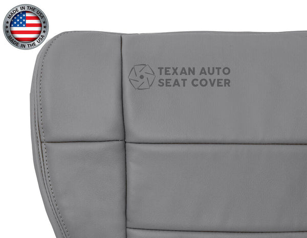 Fits 2001, 2002 Ford F-150 Lariat  Super-Cab, Extended-Cab Passenger Side Bottom Synthetic Leather Replacement Seat Cover Gray
