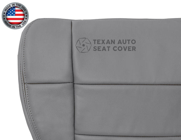 Fits 2001, 2002 Ford F-150 Lariat  Super-Cab, Extended-Cab Driver Side Bottom Synthetic Leather Replacement Seat Cover Gray