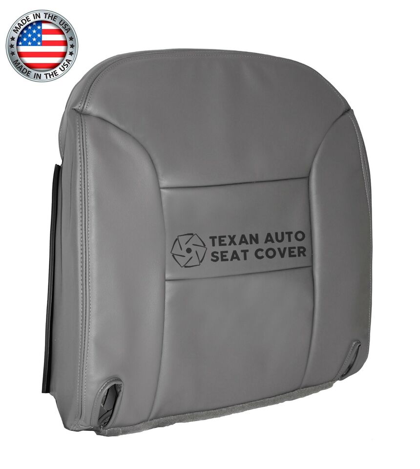 1995, 1996, 1997, 1998, 1999 GMC Suburban Passenger Side Bottom Synthetic Leather Replacement Seat Cover Gray