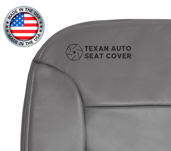 Fits 1995, 1996, 1997, 1998, 1999 GMC Suburban Passenger Side Bottom Leather Replacement Seat Cover Gray