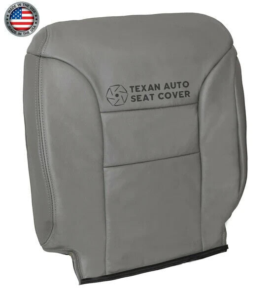 Fits 1995, 1996, 1997, 1998, 1999 GMC Suburban Driver Side Lean Back Synthetic Leather Replacement Seat Cover Gray