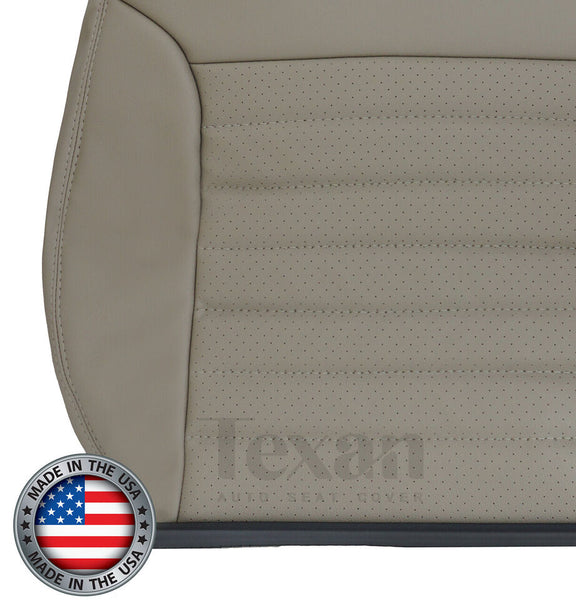1999  to 2004 Ford Mustang V8 GT Passenger Side Lean Back Perforated Synthetic Leather Replacement Seat Cover Tan