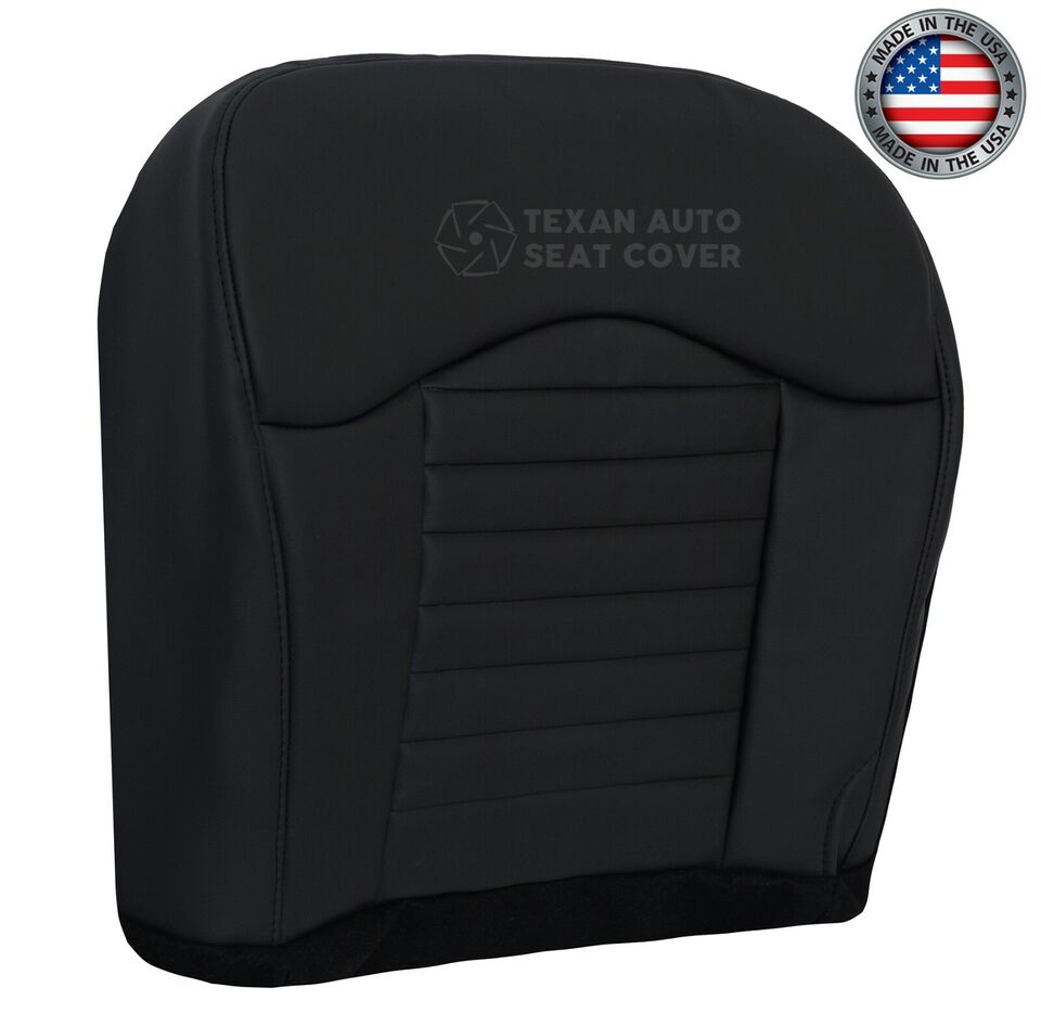 2000 Ford F-150 Harley Davidson Crew-Cab Passenger Side Bottom Fully Leather Replacement Seat Cover Black