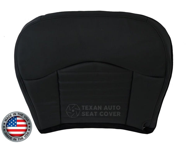 2000 Ford F-150 Harley Davidson Crew-Cab Passenger Side Bottom Fully Leather Replacement Seat Cover Black