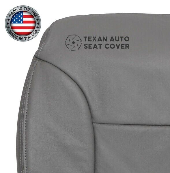 Fits 1995, 1996, 1997, 1998, 1999 GMC Suburban Passenger Side Lean Back Leather Replacement Seat Cover Gray