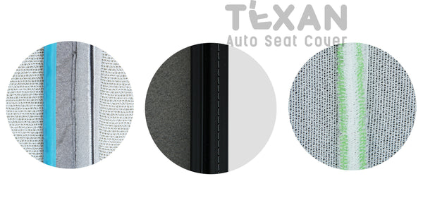 Fits 2009, 2010, 2011, 2012, 2013, 2014 Chevy Tahoe/Suburban Passenger Side Lean Back Perforated Leather Seat Cover Gray