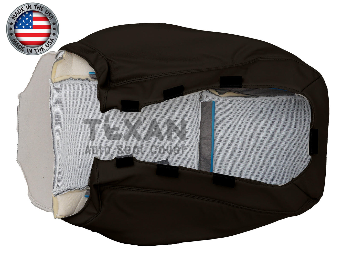 Fits 2012, 2013, 2014 GMC Sierra SLT Driver Side Lean Back Perforated Synthetic Leather Seat Cover Black