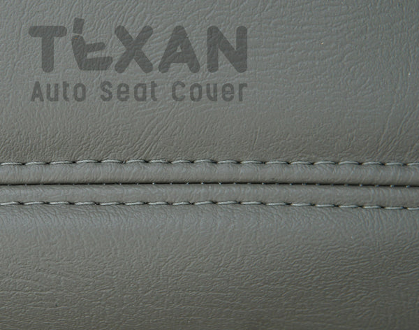 Fits 2009, 2010, 2011, 2012, 2013 Chevy Avalanche Passenger Side Lean Back Perforated Leather Seat Cover Gray