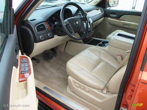 Fits 2007, 2008, 2009, 2020, 2011, 2012, 2013 Chevy Avalanche Passenger Side Bottom Synthetic Leather Replacement Seat Cover Gray