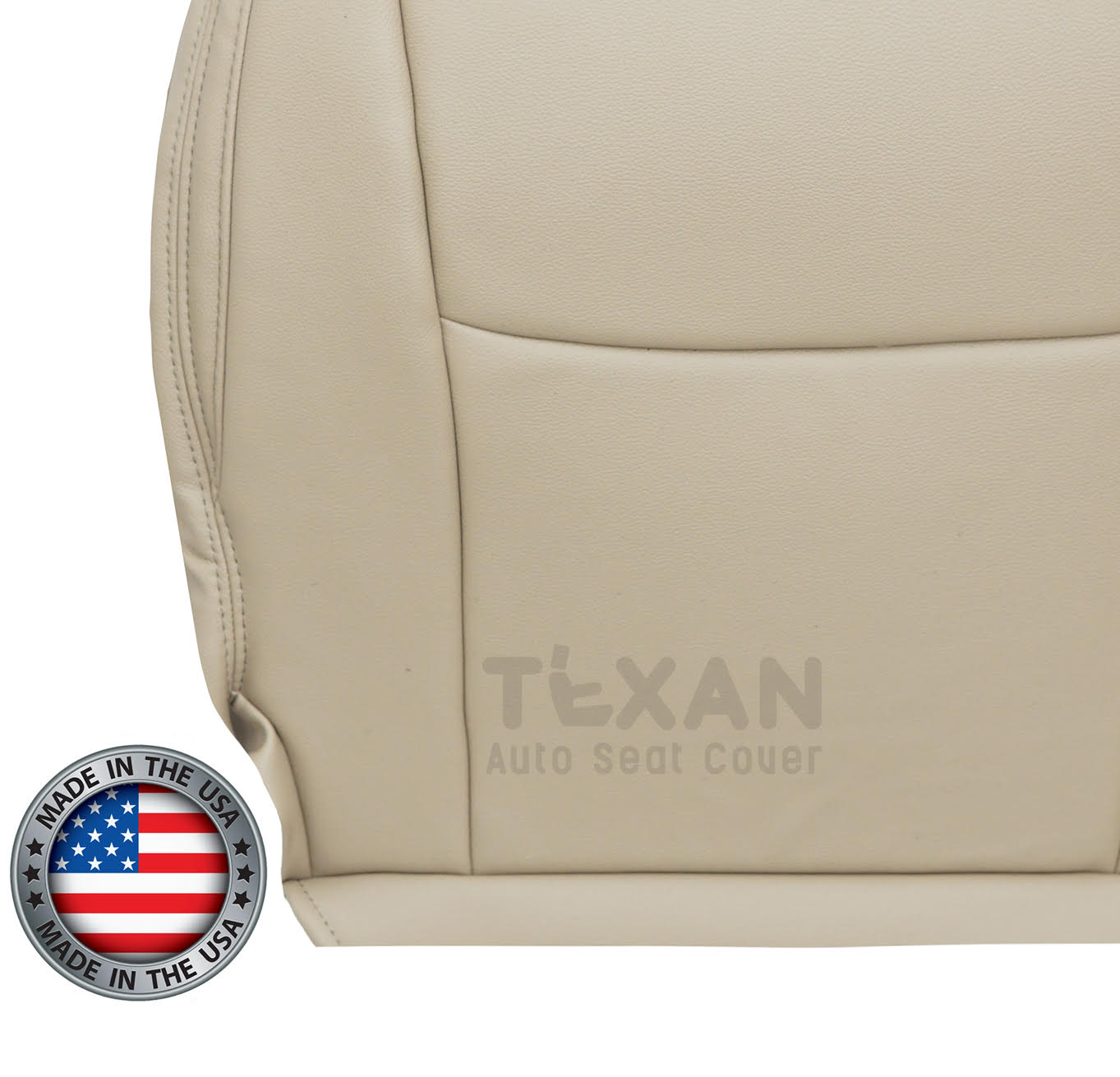 2003, 2004, 2005, 2006, 2007, 2008, 2009 Lexus Gx470 Driver Side Bottom Leather Replacement Seat Cover Ivory Tan