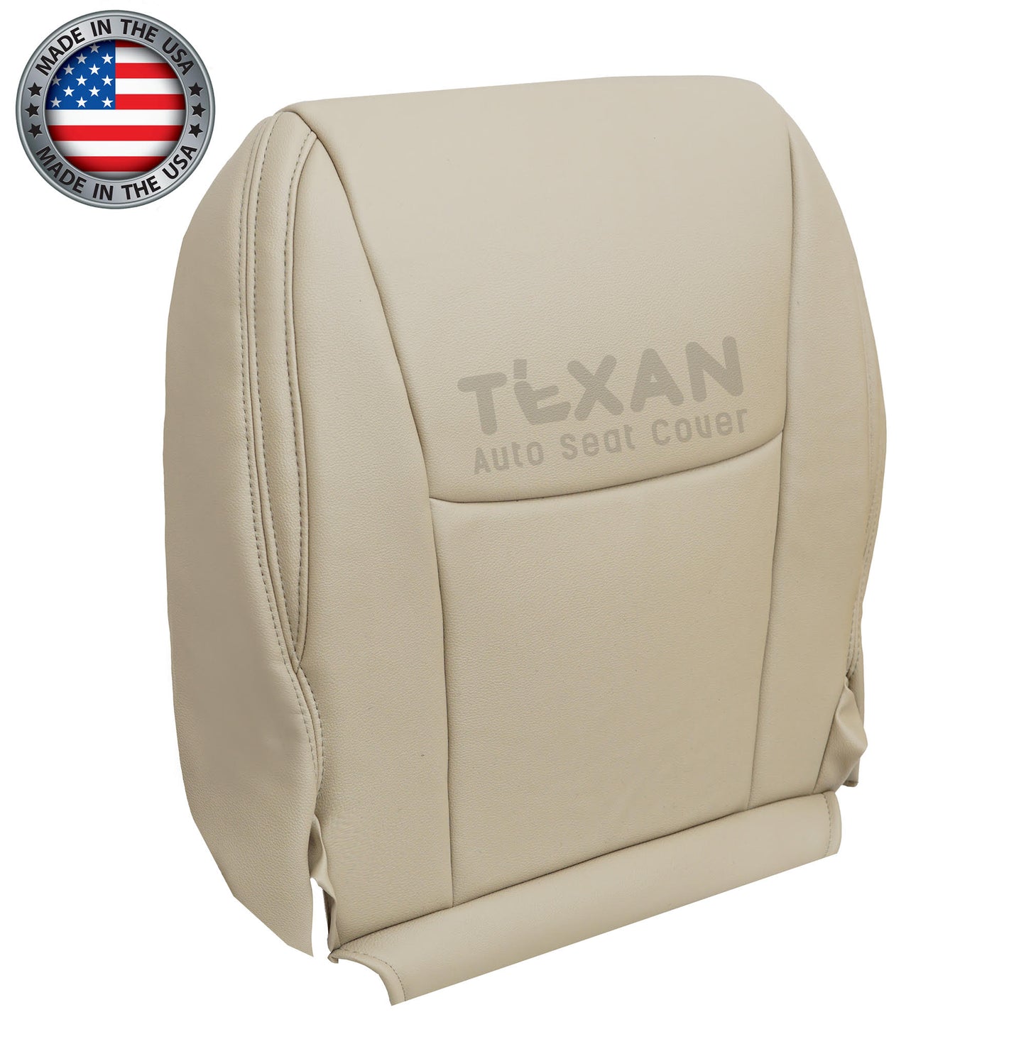 2003, 2004, 2005, 2006, 2007, 2008, 2009 Lexus Gx470 Driver Side Bottom Synthetic Leather Replacement Seat Cover Ivory Tan