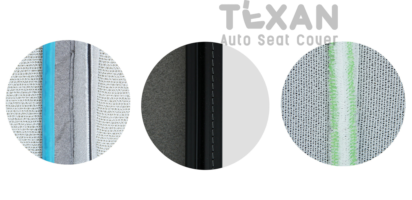 Fits 2012, 2013, 2014 GMC Sierra SLT Driver Side Lean Back Perforated Synthetic Leather Seat Cover Black