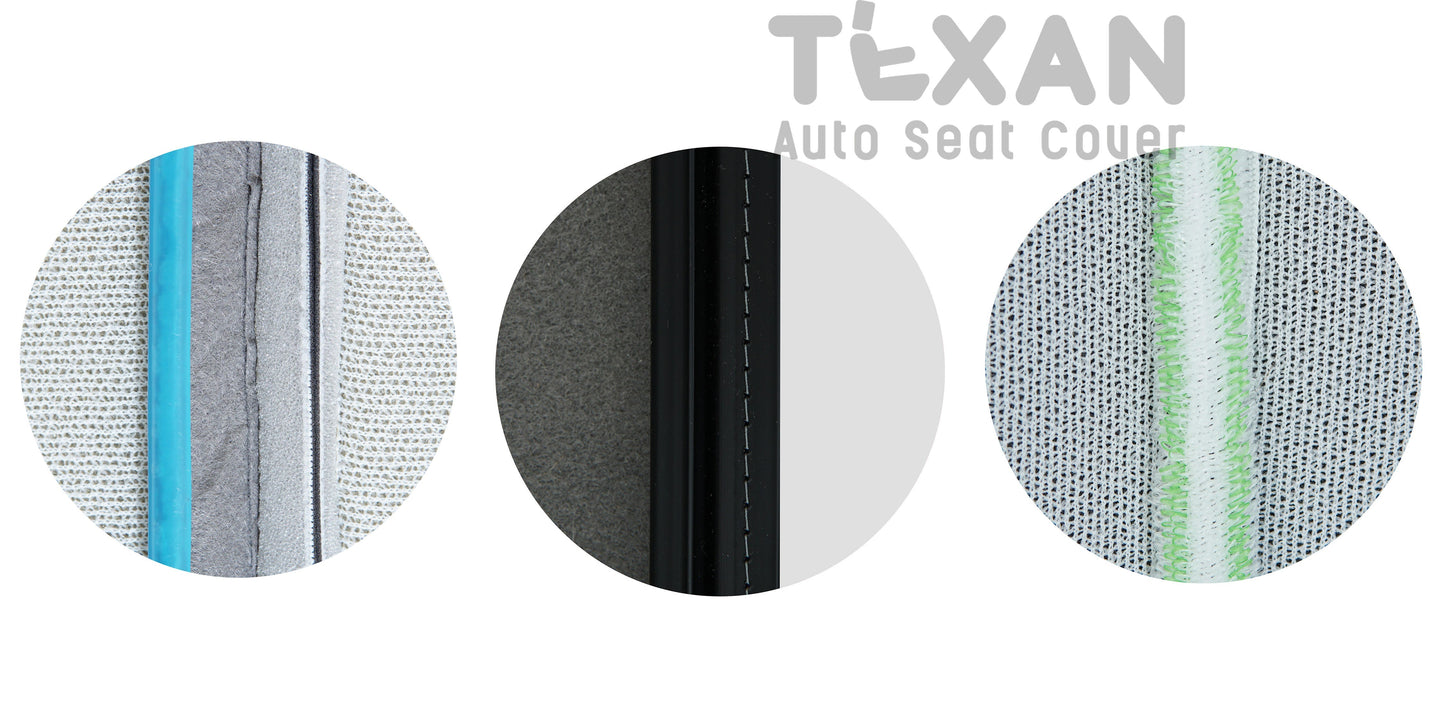 Fits 2009, 2010, 2011, 2012, 2013 Chevy Avalanche Driver Side Lean Back Perforated Leather Seat Cover Tan