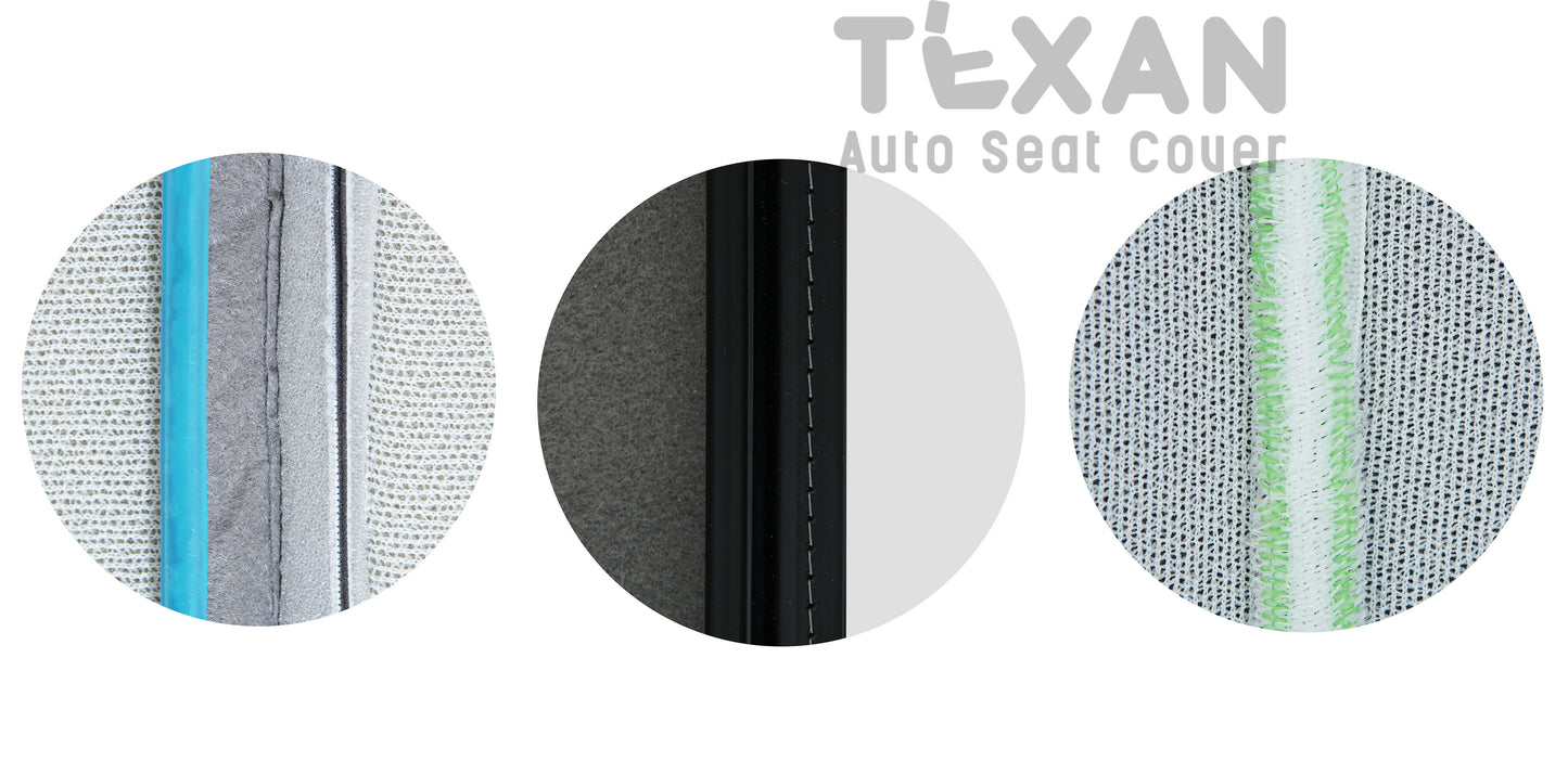 Fits 2007, 2008, 2009, 2020, 2011, 2012, 2013 Chevy Avalanche Passenger Side Lean Back Leather Replacement Seat Cover Gray