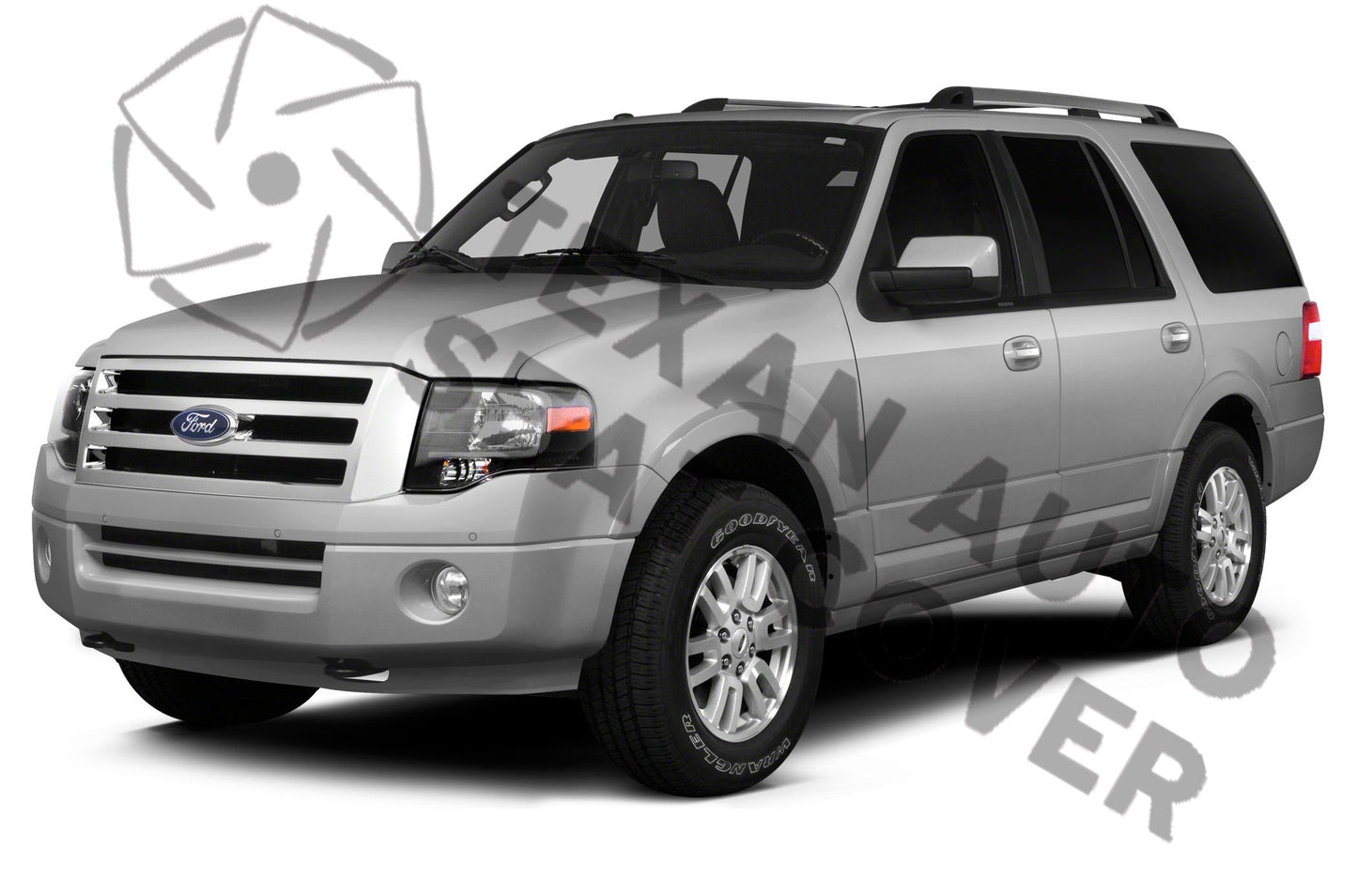 2007 to 2014 Ford Expedition Driver Side Bottom Vinyl Replacement Seat Cover Gray