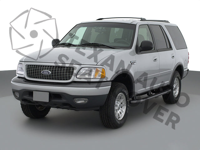 1997 to 1999 Ford Expedition Eddie Bauer, XLT Passenger Side Bottom Leather Replacement Seat Cover Tan