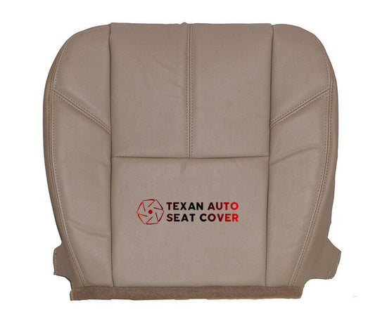 2007, 2008, 2009, 2010, 2011, 2012, 2013, 2014 GMC Sierra Denali, SLT, SLE, SL Passenger  Side Bottom Leather Replacement Seat Cover Tan