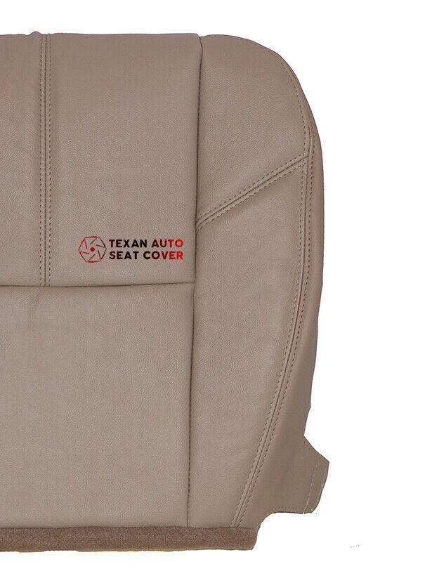 2007, 2008, 2009, 2010, 2011, 2012, 2013, 2014 GMC Sierra Denali, SLT, SLE, SL Passenger  Side Bottom Leather Replacement Seat Cover Tan