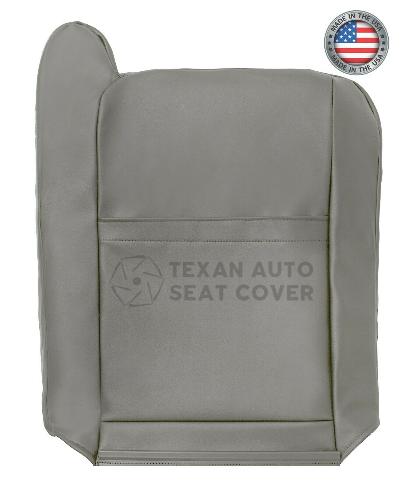 2003, 2004, 2005, 2006, 2007, Hummer H2 SUV, SUT, Truck, Luxury, Adventure Driver Side lean back Leather Seat Cover Gray