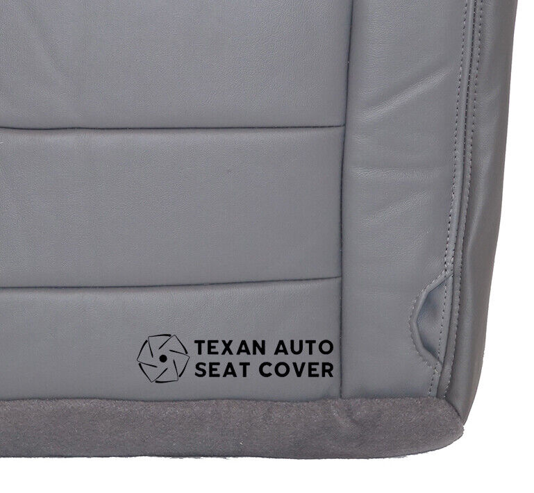 04 05 Ford Excursion Limited XLT Driver Bottom Synthetic Leather Seat Cover Gray