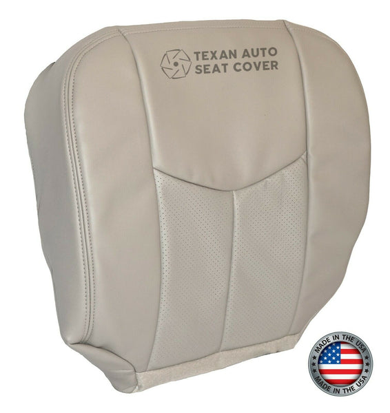 2003, 2004, 2005, 2006 Cadillac Escalade EXT ESV 2WD 4X4 AWD-Driver Side Bottom Synthetic Leather Seat Cover Shale Tan