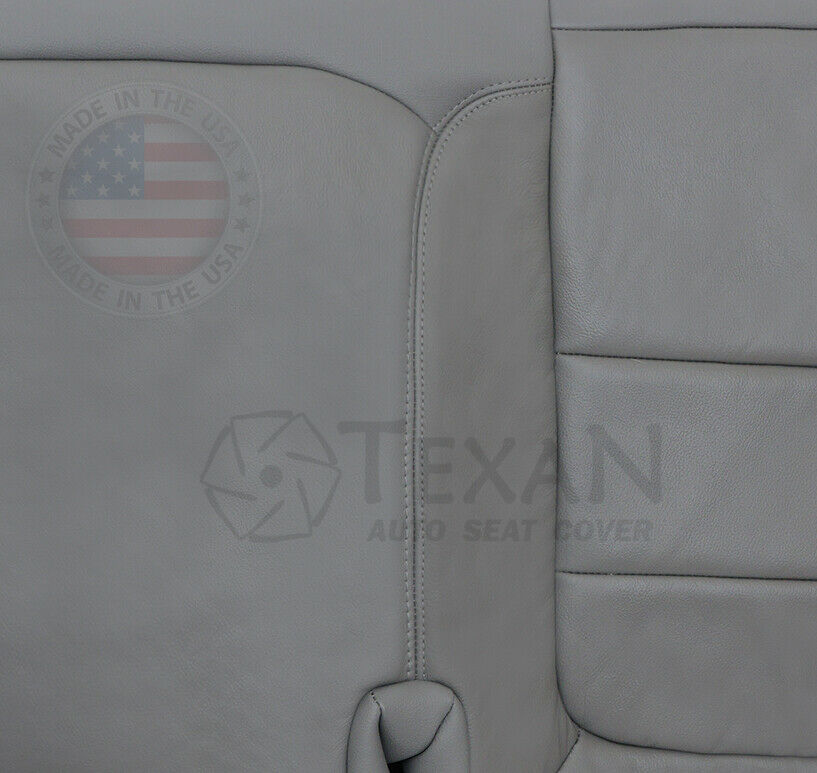 2002, 2003 Ford F150 Lariat Super Crew , Crew Cab Passenger Bench Synthetic Leather Seat Cover Gray