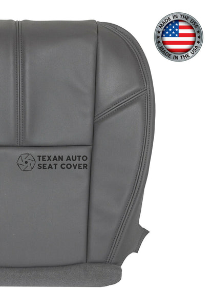 2007 2008 2009 GMC Sieraa 1500HD Work Truck Driver Bottom Vinyl Seat Cover Gray