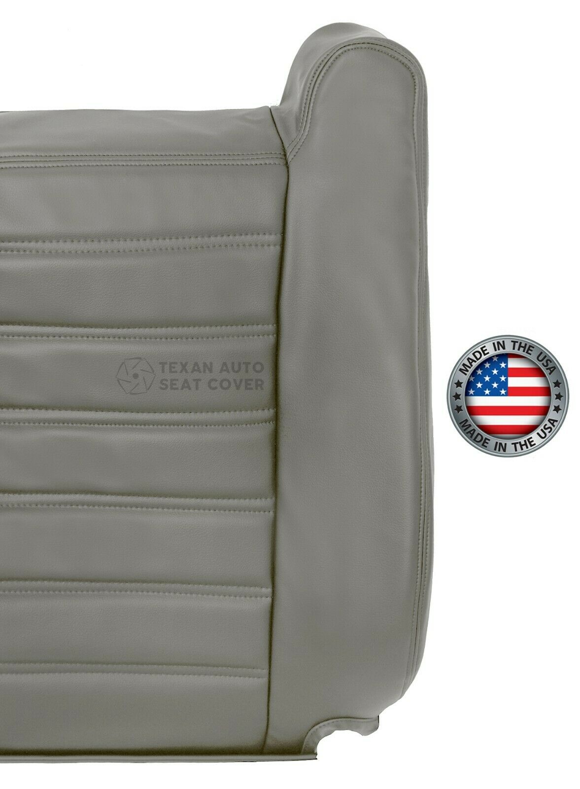 2003, 2004, 2005, 2006, 2007, Hummer H2 SUV, SUT, Truck, Luxury, Adventure Driver Side lean back Leather Seat Cover Gray