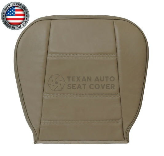 1999, 2000, 2001, 2002, 2003, 2004 Ford Mustang V6 Passenger Side Bottom Leather Replacement Seat Cover Tan