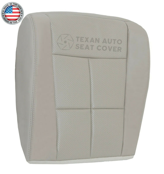 2007, 2008, 2009, 2010, 2011, 2012, 2013, 2014 Lincoln Navigator Passenger Bottom Perforated Synthetic Leather Seat Cover Gray