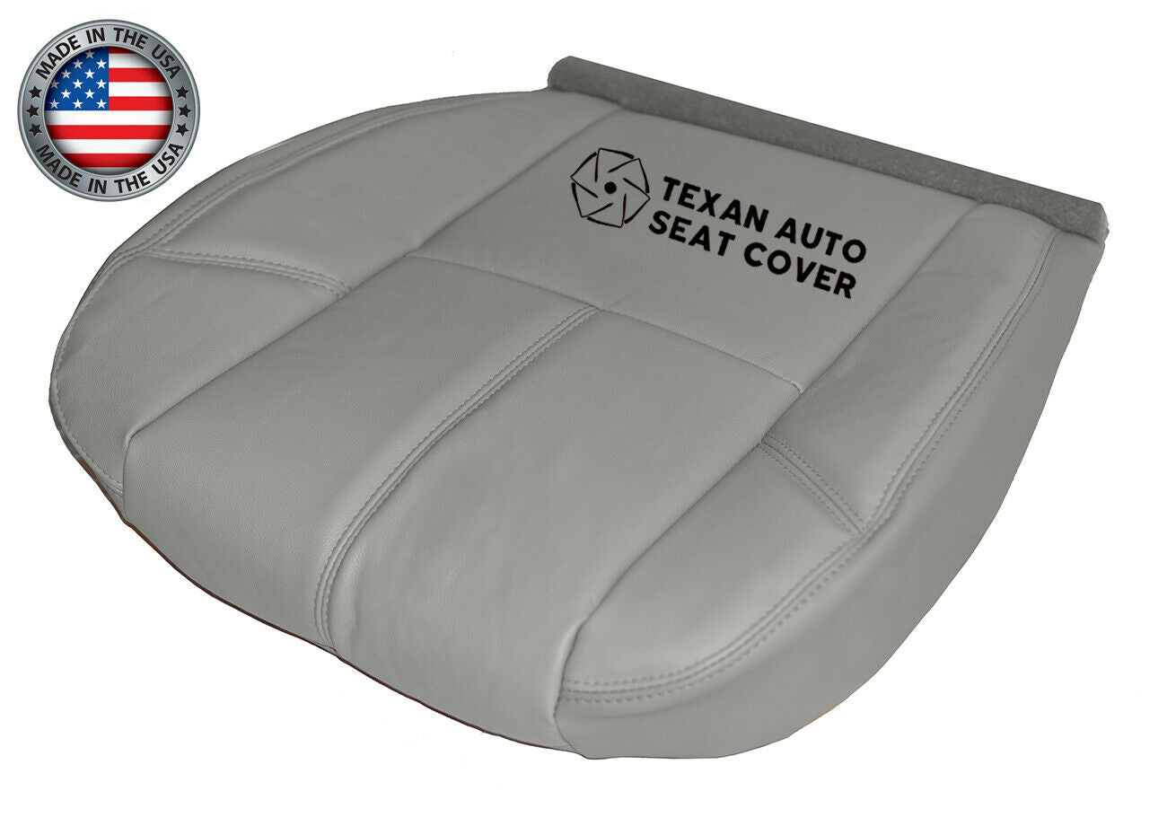 2007, 2008, 2009, 2010, 2011, 2012, 2013, 2014 Chevy Tahoe LT, LS, LTZ, Z71 Passenger Bottom Leather Seat Cover Gray
