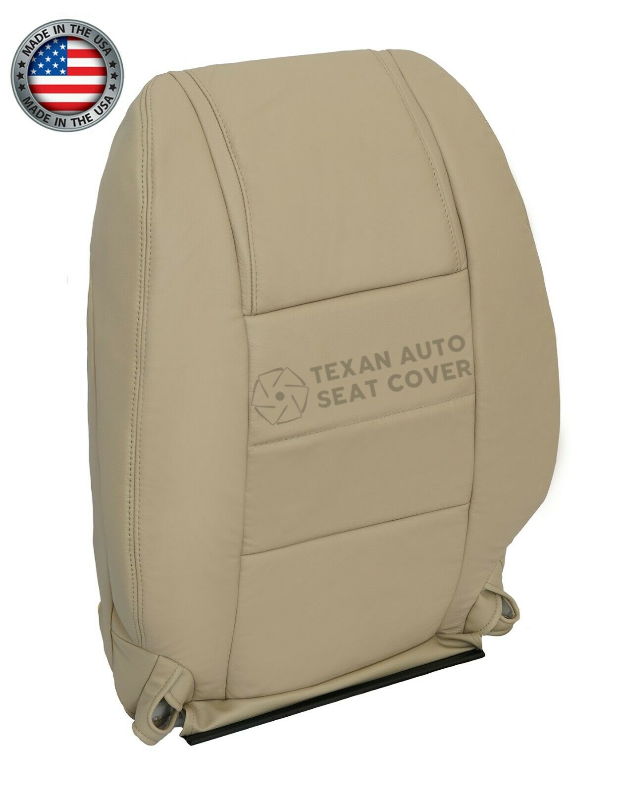 2005, 2006, 2007, 2008, 2009 Ford Mustang V6 Driver Side Lean Back Leather Replacement Seat Cover Tan