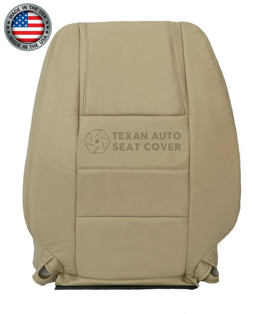 2005, 2006, 2007, 2008, 2009 Ford Mustang V6 Driver Side Lean Back Synthetic Leather Replacement Seat Cover Tan