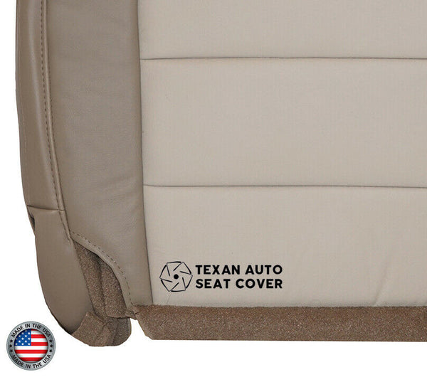 2003, 2004, 2005, 2006 Ford Expedition Eddie Bauer, 4X4, 2WD, 4.6L, 5.4L Driver Bottom Vinyl Seat Cover Tan