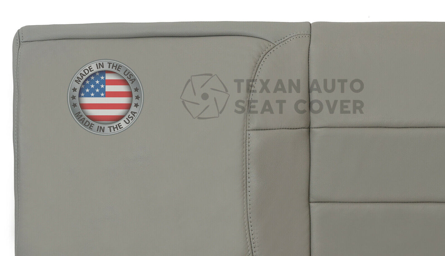 2001, 2002 Ford F150 Lariat Single Cab , Super Crew, Crew cab Passenger Bench Synthetic Leather Seat Cover Gray