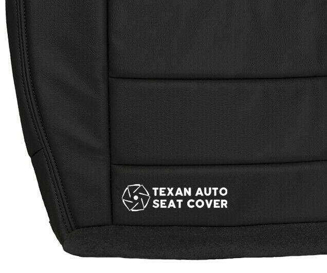 2002, 2003, 2004, 2005, 2006, 2007 Ford F250 F350 F450 F550 Lariat XLT sport Passenger  Bottom Leather Seat Cover Black