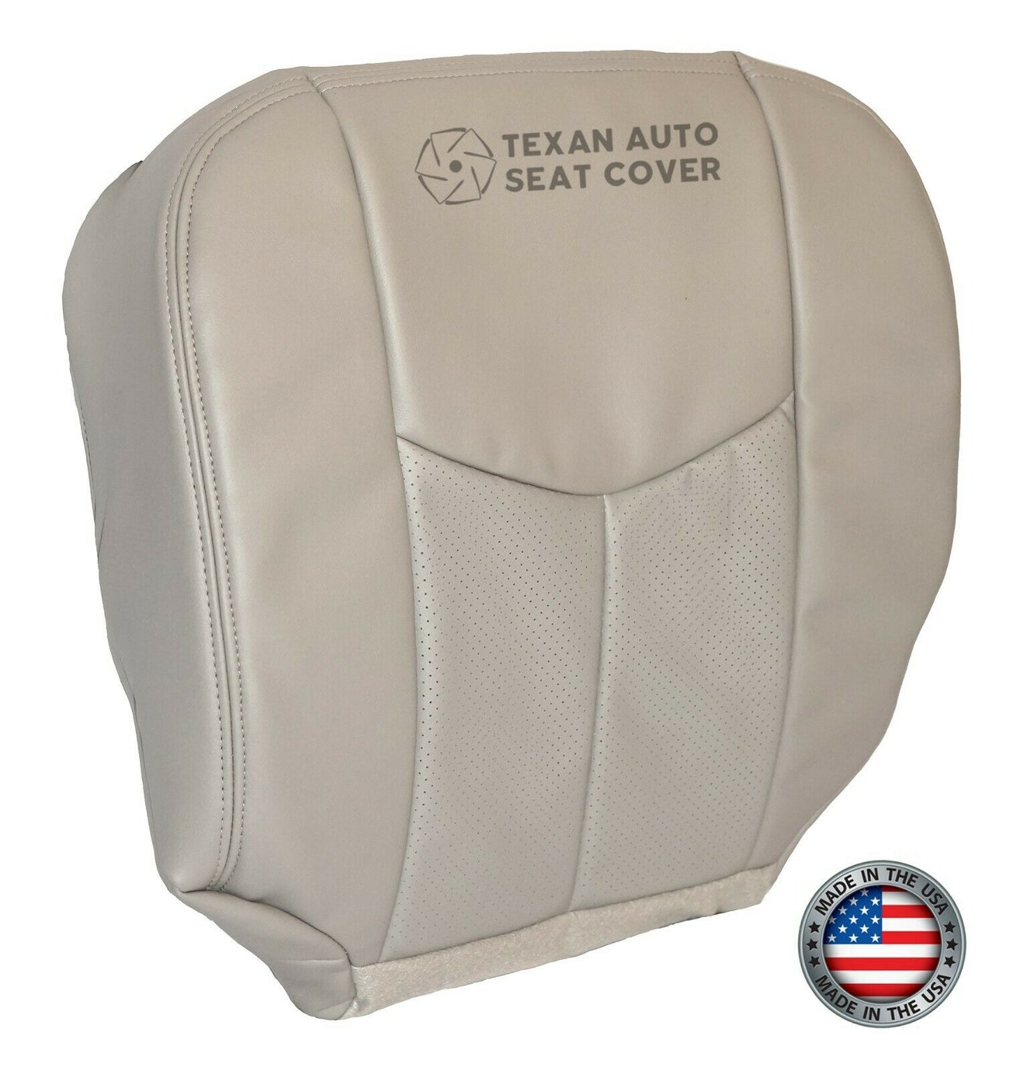 2003 2004 2005 2006 Cadillac Escalade EXT ESV Driver Bottom Perforated Leather Seat Cover Shale