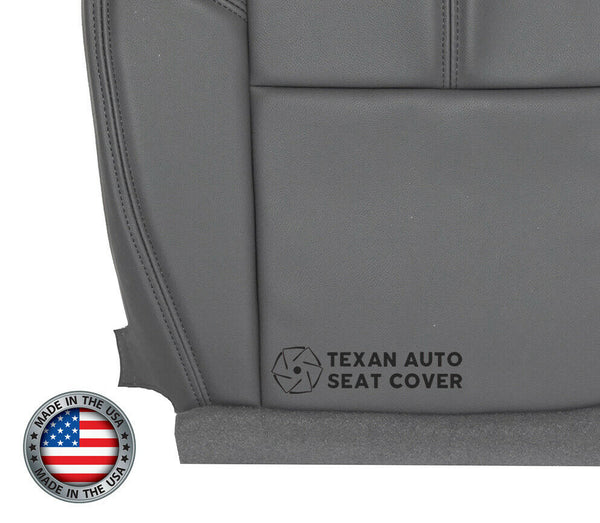 2007 2008 2009 GMC Sieraa 1500HD Work Truck Driver Bottom Vinyl Seat Cover Gray