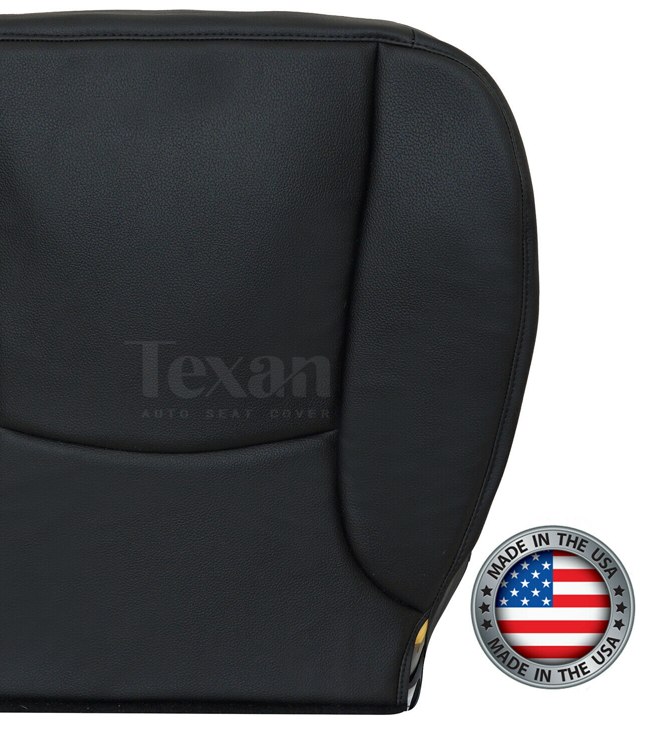 2002, 2003, 2004, 2005 Dodge Ram 1500, 2500, 3500 ST, Base, Work Truck Passenger Side Bottom Synthetic Leather Seat Cover Dark Gray