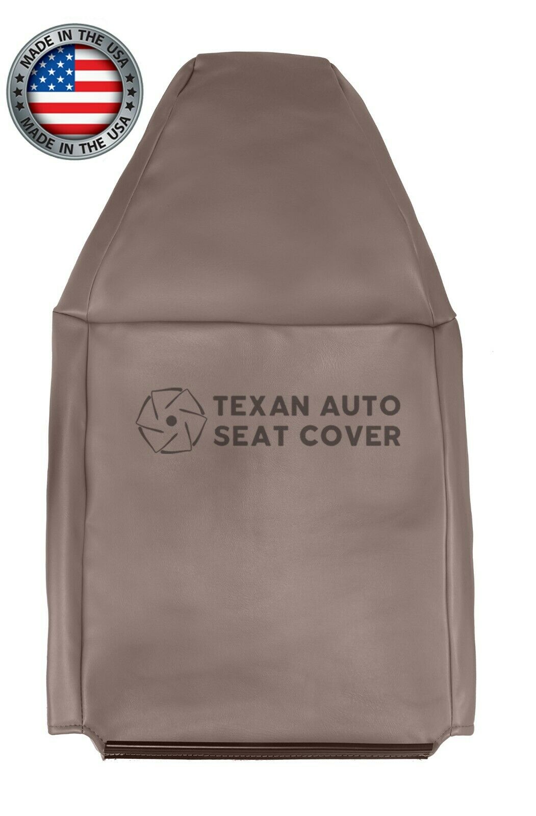 1997 to 2016 Chevy Express Passenger Side Lean Back Synthetic Leather Replacement Seat Cover Tan