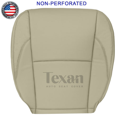 For 2007 to 2012 Lexus ES350 Passenger Bottom Leather Seat Cover Tan