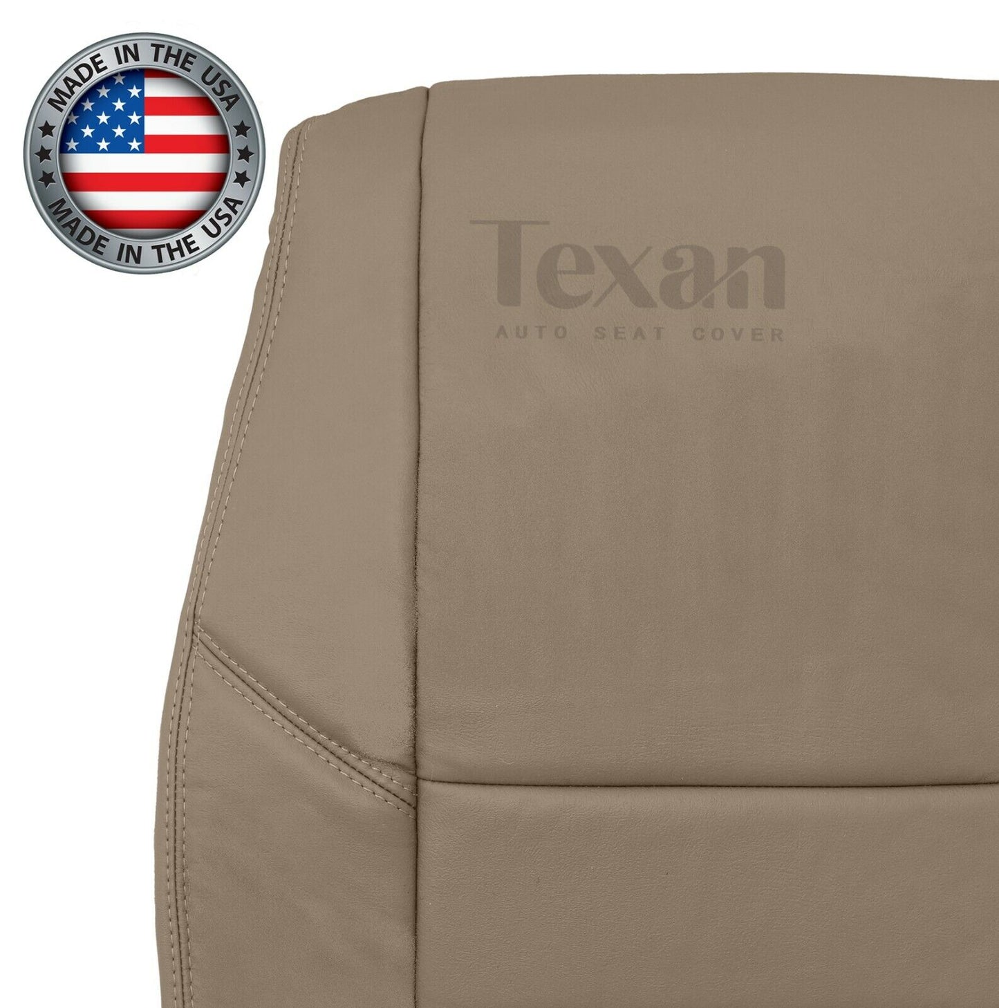 2001, 2002, 2003, 2004 Toyota Sequoia Driver Side Lean Back Vinyl Seat Cover Tan