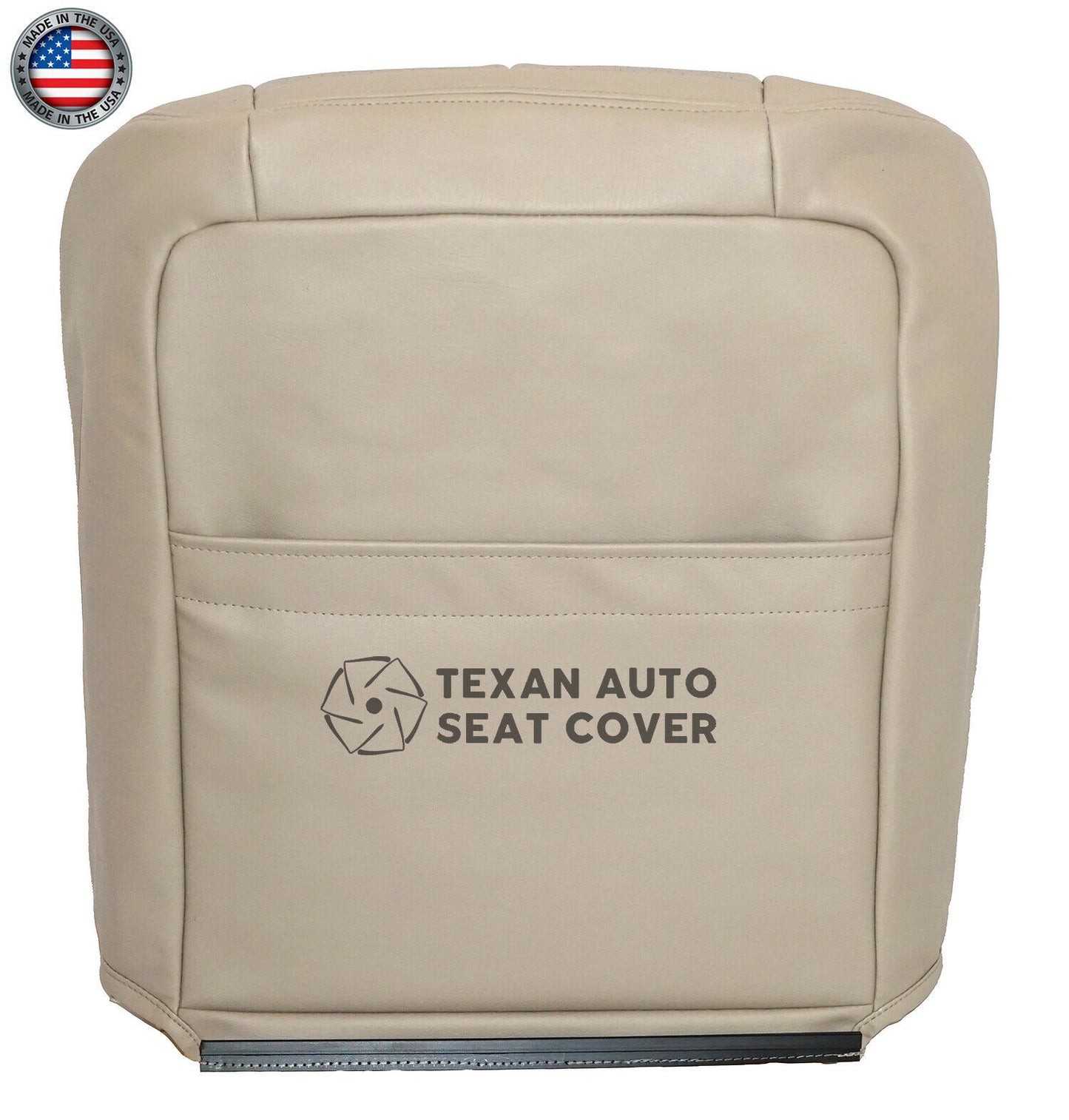 1999 2000 Cadillac Escalade Passenger Side Lean Back Synthetic Leather Replacement Seat Cover Shale