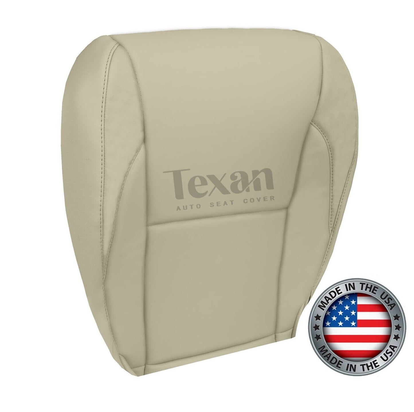 For 2007 to 2012 Lexus ES350 Driver Side Bottom Leather Replacement Seat Cover Tan