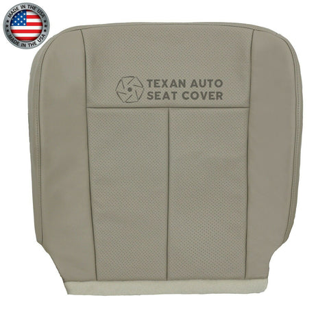 2007, 2008, 2009, 2010, 2011, 2012 , 2013 , 2014 Ford Expedition Eddie Bauer, XLT, Limited Driver Side Bottom Leather Seat Cover Gray