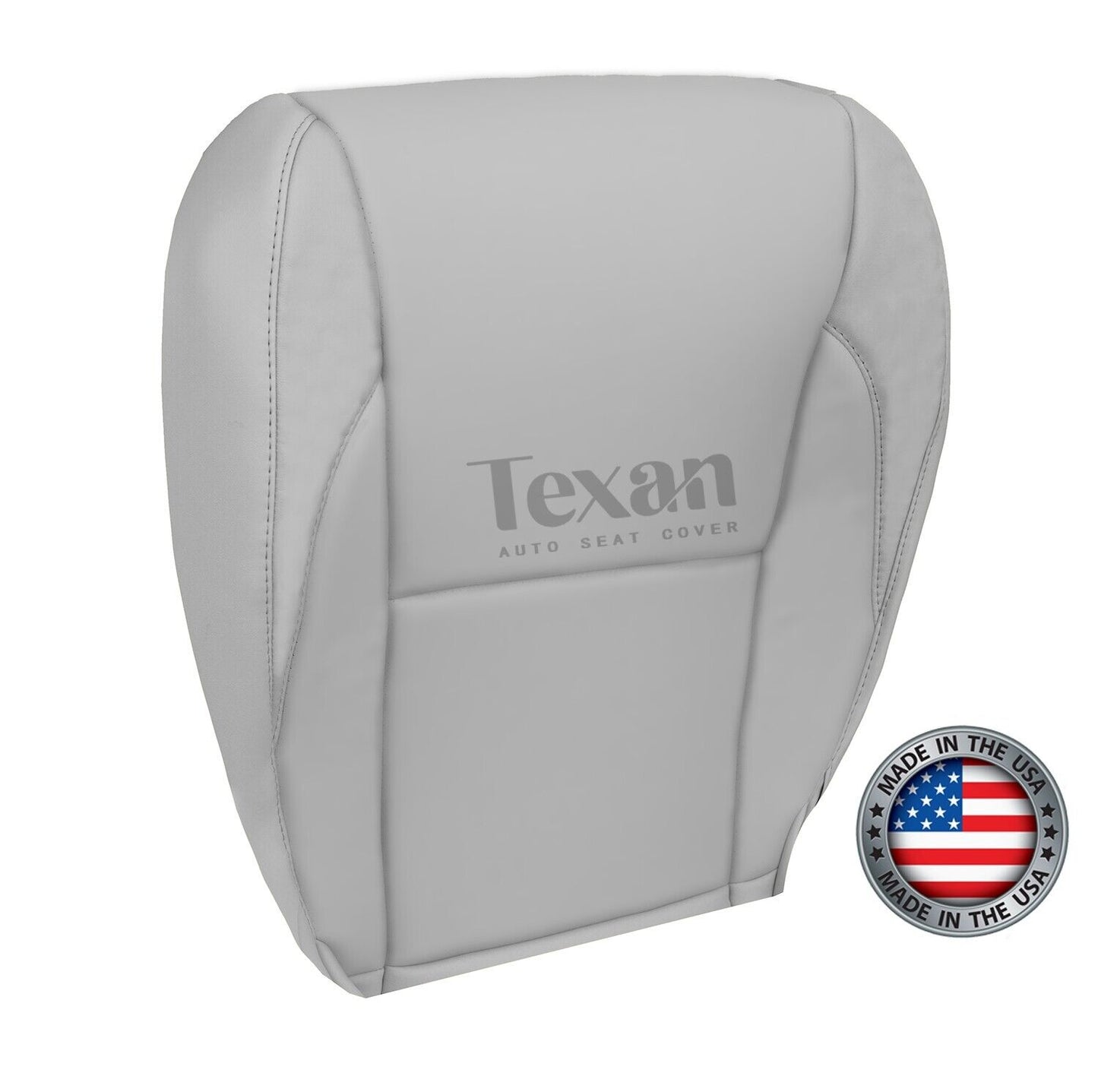 For 2007 to 2012 Lexus ES350 Driver Side Bottom Leather Replacement Seat Cover Gray