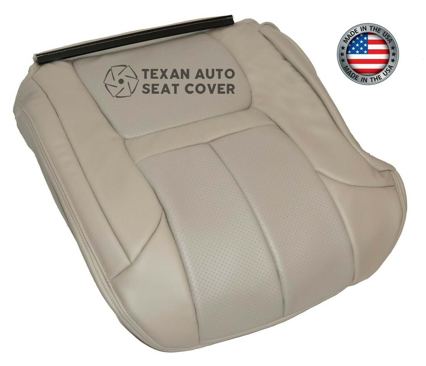 1999 2000 Cadillac Escalade Driver Lean Back PERFORATED Leather Seat Cover Shale