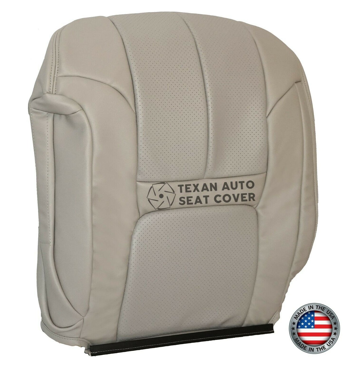 1999 2000 Cadillac Escalade Passenger Side Lean Back Synthetic Leather Replacement Seat Cover Shale